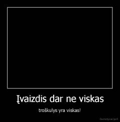 Įvaizdis dar ne viskas - troškulys yra viskas!
