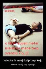 kaledos ir nauji kaip tarp koju - kaledos ir nauji kaip tapr koju