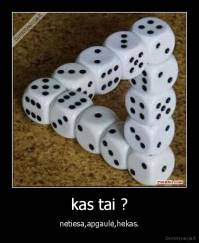 kas tai ? - netiesa,apgaulė,hekas.