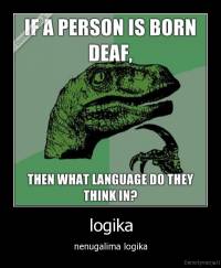 logika - nenugalima logika
