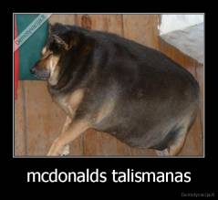mcdonalds talismanas - 