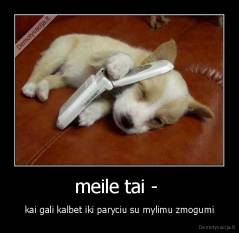 meile tai -  - kai gali kalbet iki paryciu su mylimu zmogumi