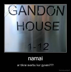 namai - ar tikrai svarbu kur gyveni???