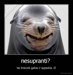 nesupranti?  - tai linkciok galva ir sypsokis :D