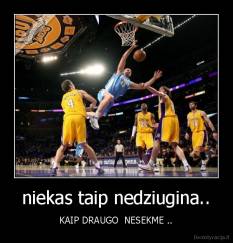 niekas taip nedziugina.. -  KAIP DRAUGO  NESEKME .. 