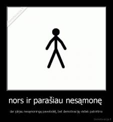 nors ir parašiau nesąmonę  - dar įdėjau nesąmoningą paveikslėlį, bet demotivaciją vistiek patvirtino