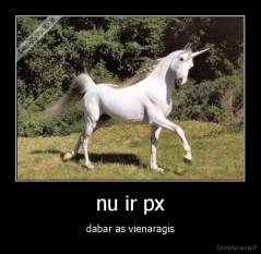 nu ir px - dabar as vienaragis