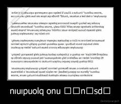 nıuıpuolq onu ɐƃnɐsdɐ - 