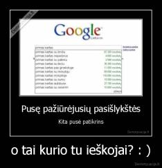 o tai kurio tu ieškojai? : ) - 