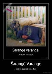 Šarangė Varangė - į kelnes susirangė... Kas?