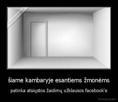 šiame kambaryje esantiems žmonėms - patinka atsiųstos žaidimų užklausos facebook'e