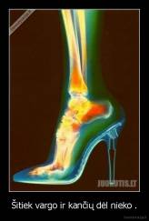 Šitiek vargo ir kančių dėl nieko . - 