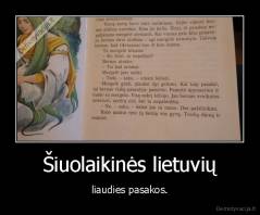 Šiuolaikinės lietuvių - liaudies pasakos.