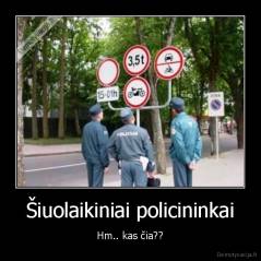 Šiuolaikiniai policininkai - Hm.. kas čia??