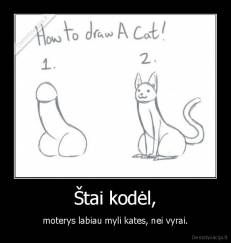 Štai kodėl, - moterys labiau myli kates, nei vyrai.