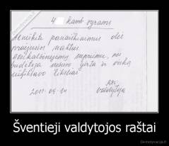 Šventieji valdytojos raštai - 
