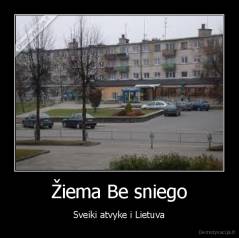 Žiema Be sniego - Sveiki atvyke i Lietuva