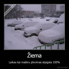 Žiema - Laikas kai mašinu plovimas atpigsta 100%