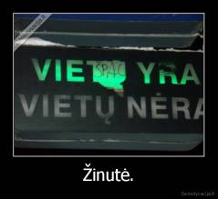 Žinutė. - 