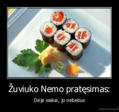 Žuviuko Nemo pratęsimas: - Dėja vaikai, jo nebebus