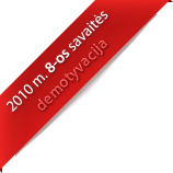 -os savaitės demotyvacija